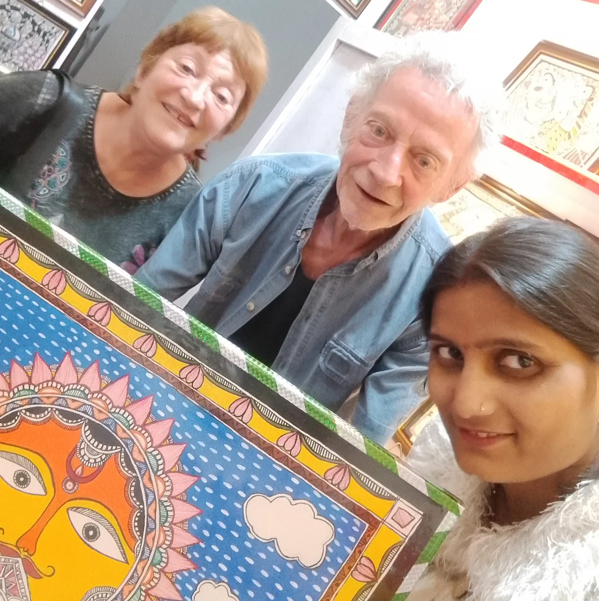 Poonam jha with Forner