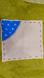 Pure Nepali cotton hanky Mithila panting art 23 thumbnail