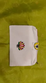 Pure canvas cotton small bag Mithila Panting Art thumb 1