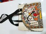 Pure canvas hand made mithila panting bag thumb 2